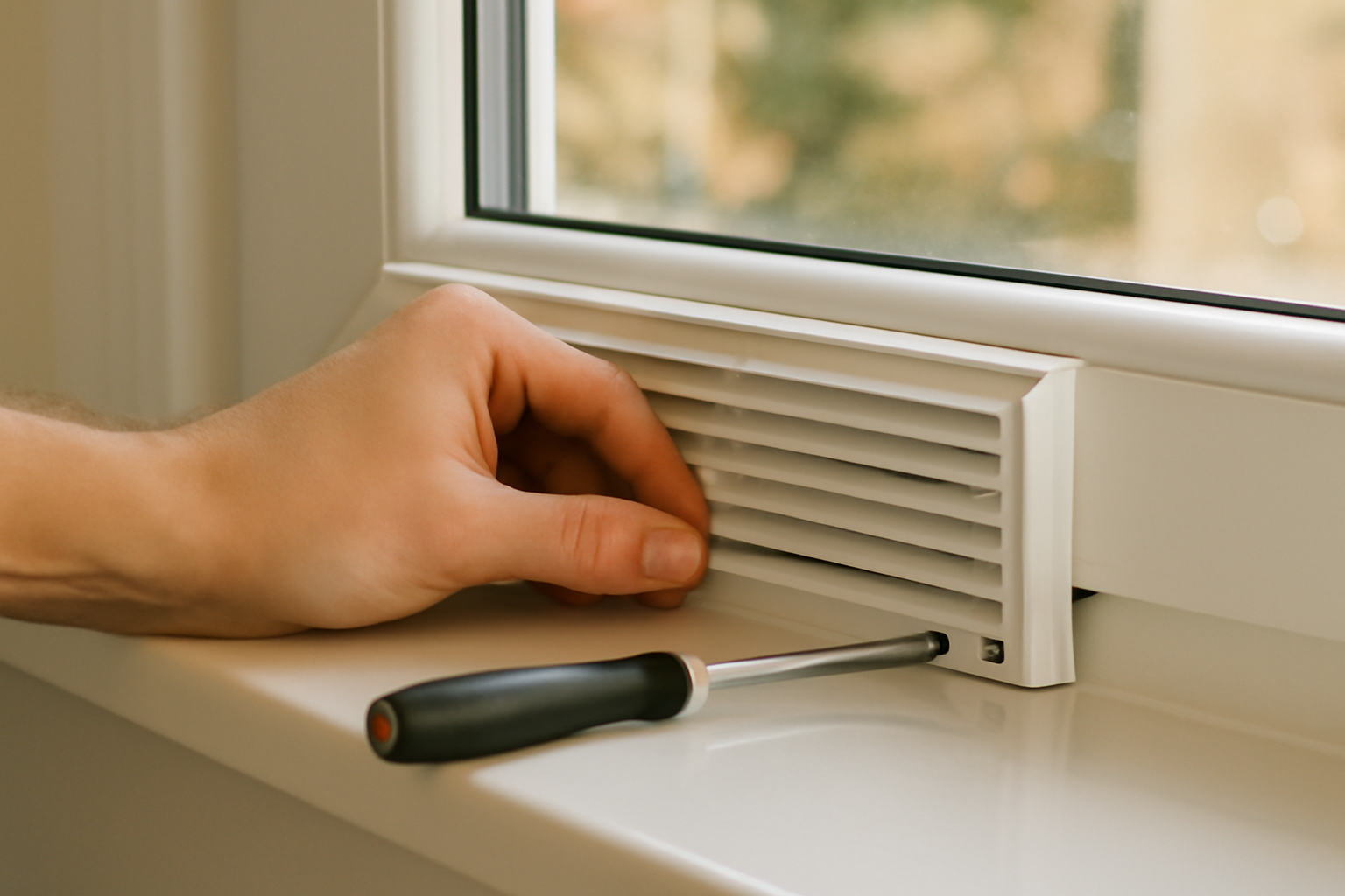 Comment poser une grille d’aération sur une fenêtre PVC ? - Blog ...